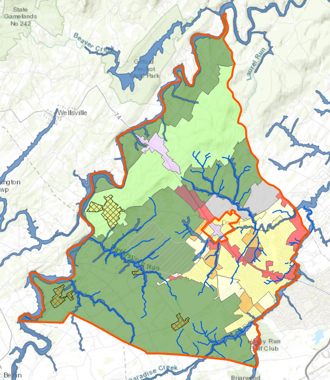 radnor township zoning map
